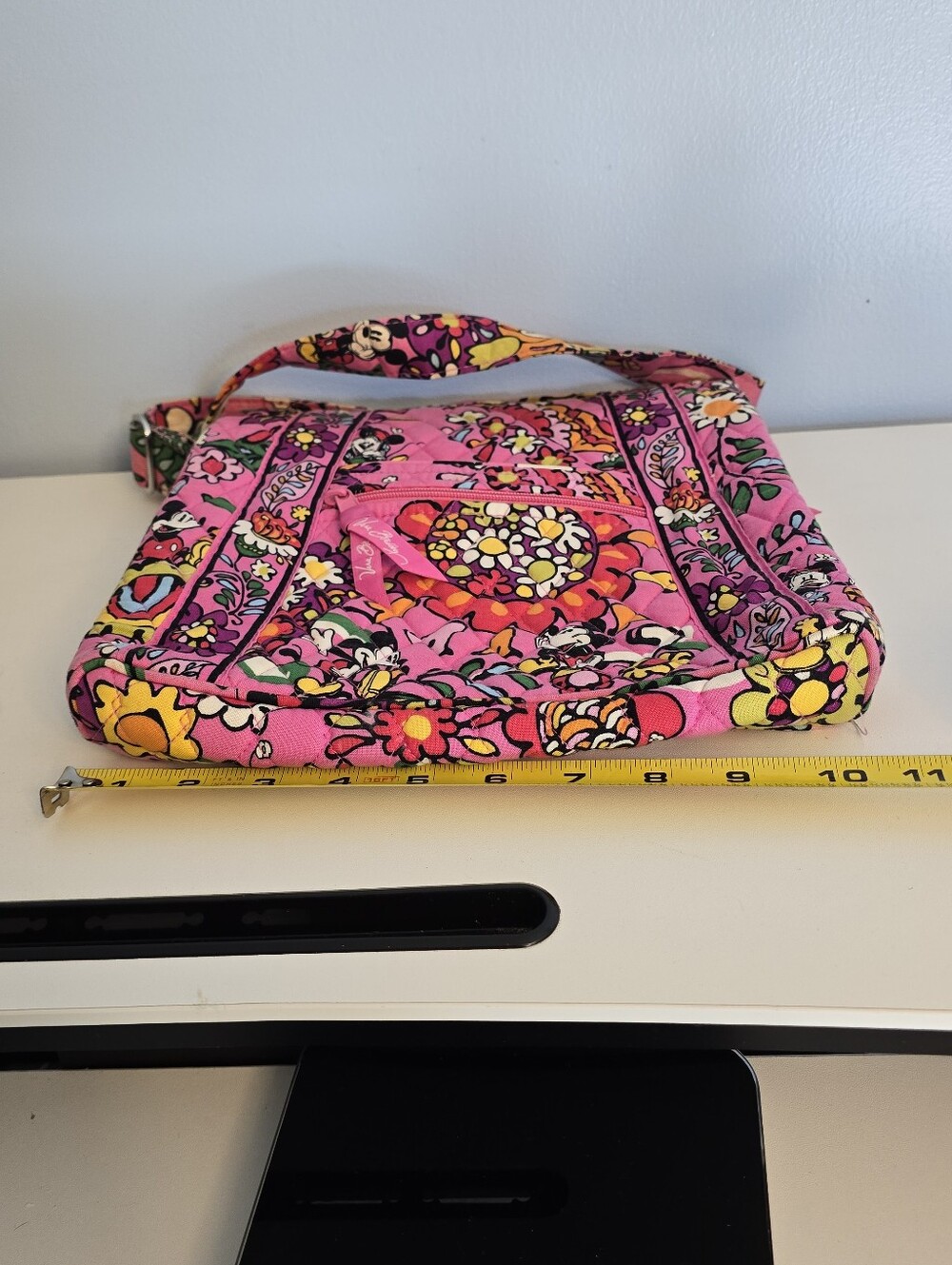 Vera Bradley Disney Parks Pink  Mickey Minnie Quilted Crossbody Bag *READ* - Picture 12 of 13